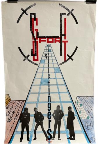 Stiff Little Fingers Go For It poster UK SFIPOGO797048