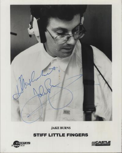 Stiff Little Fingers Set of Three Autographed Publicity Photographs photograph UK SFIPHSE668192