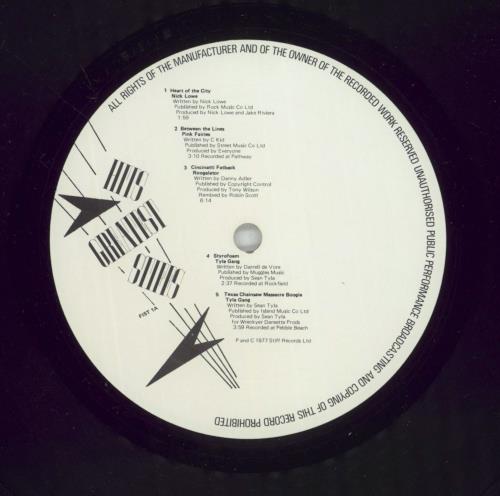 Stiff Records Hits Greatest Stiffs vinyl LP album (LP record) UK SX8LPHI439152