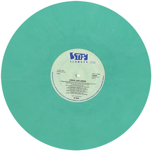 Stiff Records Live Stiffs - Turquoise Vinyl vinyl LP album (LP record) German SX8LPLI218632