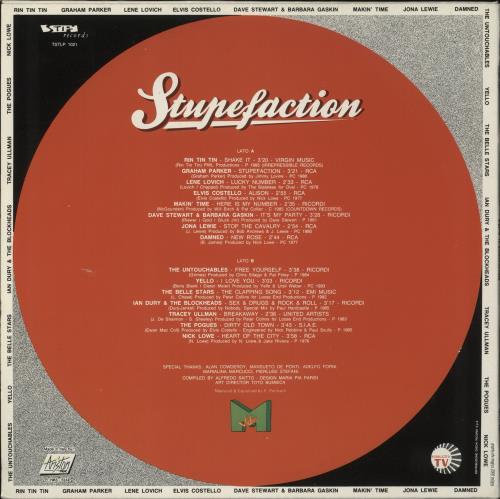 Stiff Records Stiff 15 Stupefaction + Poster vinyl LP album (LP record) Italian SX8LPST870264