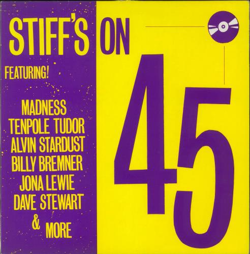 Stiff Records Stiff's On 45 vinyl LP album (LP record) Danish SX8LPST870284