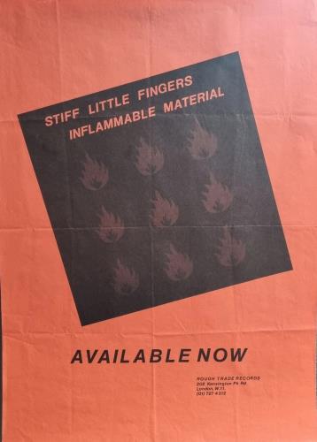 Stiff Little Fingers Inflammable Material poster UK SFIPOIN766458