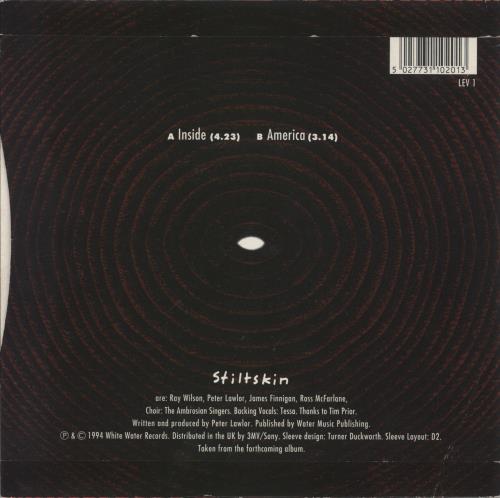 Stiltskin Inside 7" vinyl single (7 inch record / 45) UK ILT07IN675983