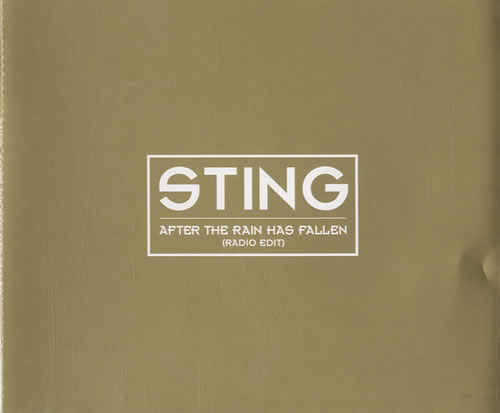 Sting After The Rain Has Fallen - Radio Edit CD-R acetate UK STICRAF153902