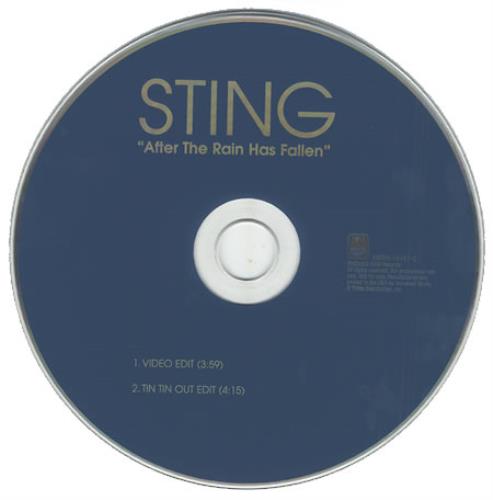 Sting After The Rain Has Fallen CD single (CD5 / 5") US STIC5AF165321