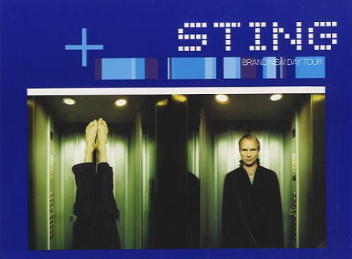 Sting Brand New Day + Ticket stub tour programme UK STITRBR160729