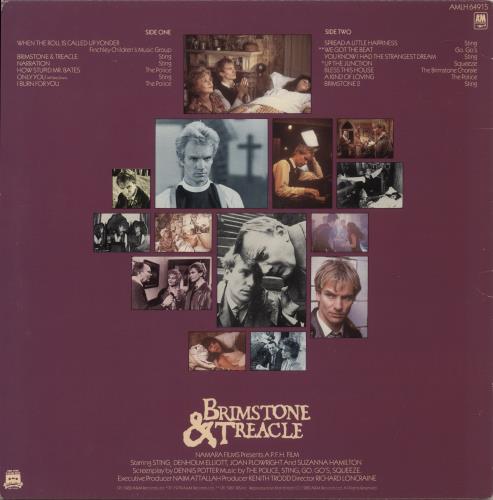 Sting Brimstone & Treacle vinyl LP album (LP record) UK STILPBR586203