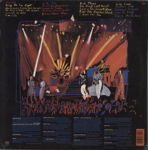 Sting Bring On The Night - EX 2-LP vinyl record set (Double LP Album) UK STI2LBR302522