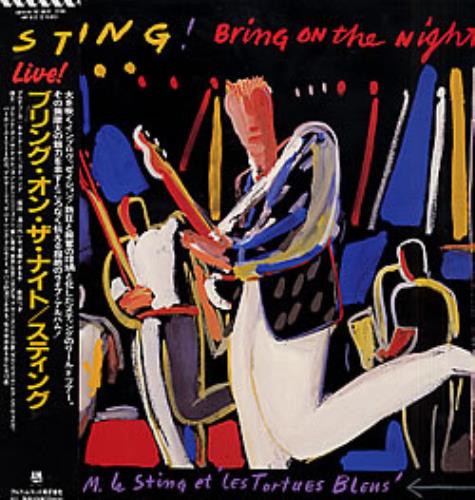 Sting Bring On The Night 2-LP vinyl record set (Double LP Album) Japanese STI2LBR268077