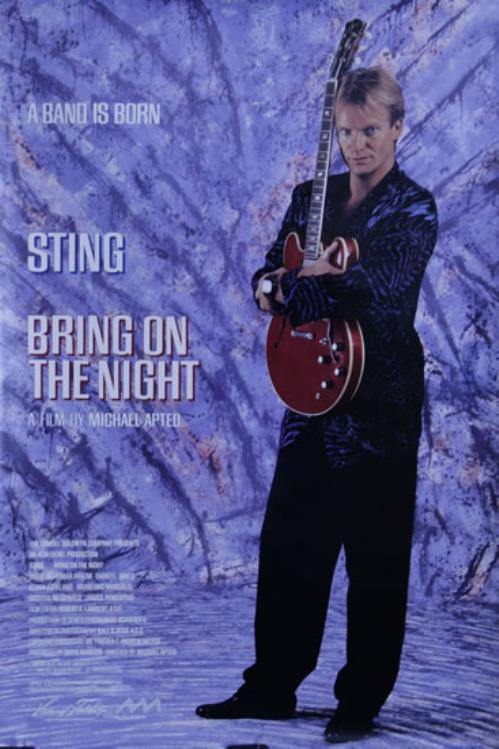 Sting Bring On The Night poster US STIPOBR527805