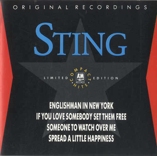 Sting Compact Hits CD single (CD5 / 5") UK STIC5CO81827