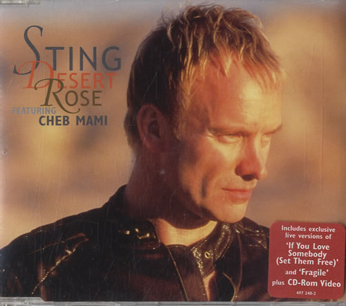 Sting Desert Rose - CD1 CD single (CD5 / 5") UK STIC5DE152620
