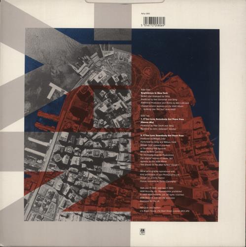 Sting Englishman In N.Y. 12" vinyl single (12 inch record / Maxi-single) UK STI12EN19319