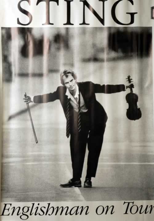 Sting Englishman On Tour poster UK STIPOEN59587