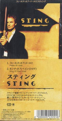 Sting Fields Of Gold 3" CD single (CD3) Japanese STIC3FI19237