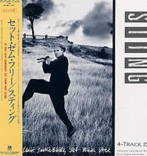 Sting If You Love Somebody 12" vinyl single (12 inch record / Maxi-single) Japanese STI12IF40020