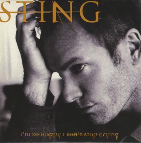 Sting I'm So Happy I Can't Stop Crying CD single (CD5 / 5") Spanish STIC5IM72965
