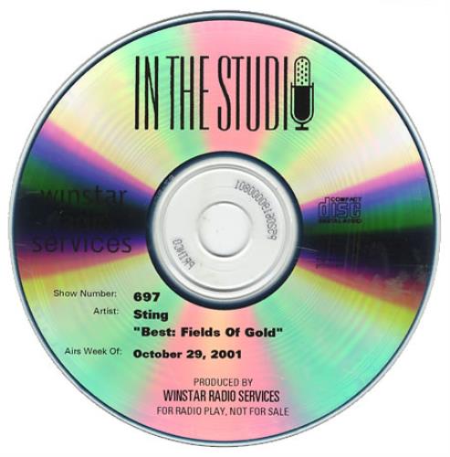 Sting In The Studio CD album (CDLP) US STICDIN219567