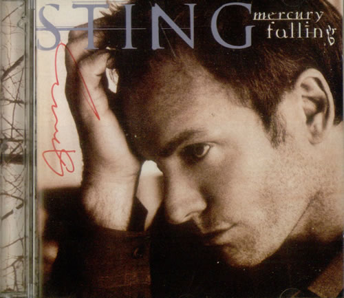 Sting Mercury Falling - Autographed CD album (CDLP) US STICDME544528