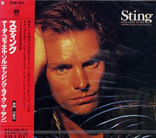 Sting Nada Como El Sol CD single (CD5 / 5") Japanese STIC5NA25967