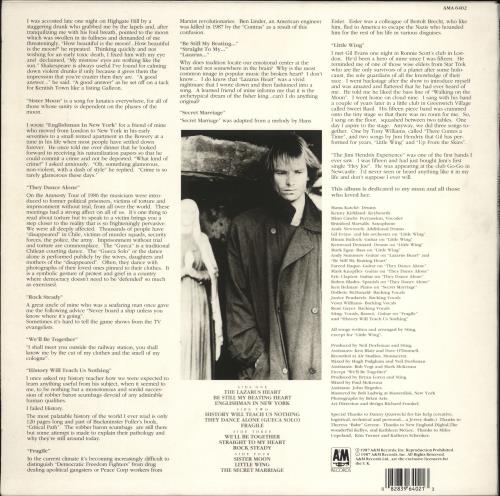 Sting Nothing Like The Sun + Inserts 2-LP vinyl record set (Double LP Album) UK STI2LNO772331