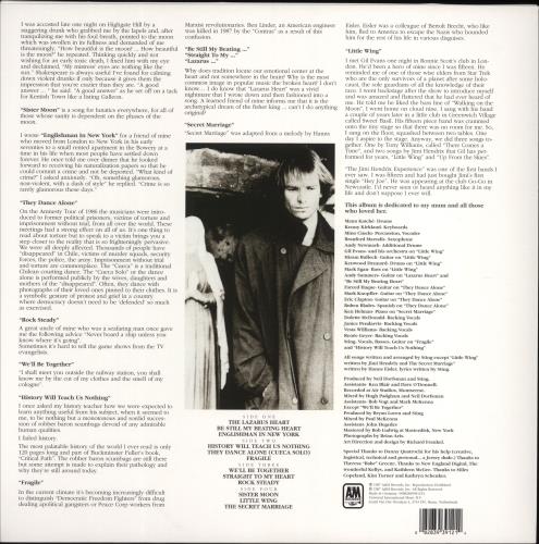 Sting Nothing Like The Sun - 180 Gram 2-LP vinyl record set (Double LP Album) UK STI2LNO779460