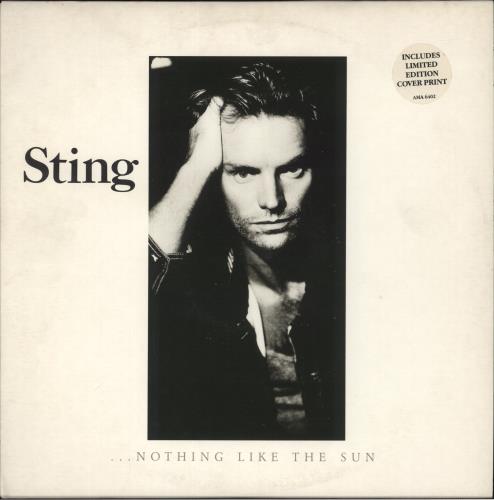 Sting Nothing Like The Sun - Hype-sticker - EX 2-LP vinyl record set (Double LP Album) UK STI2LNO265761