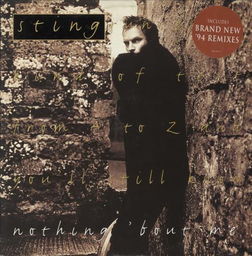 Sting Nothing'Bout Me 12" vinyl single (12 inch record / Maxi-single) UK STI12NO806452