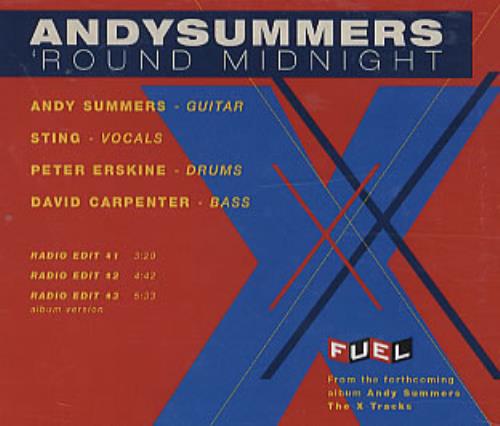 Sting Round Midnight CD-R acetate US STICRRO317854