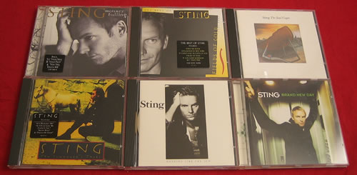 Sting Set Of 6 CD Albums CD album (CDLP) UK STICDSE402129
