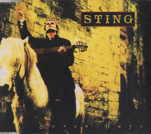Sting Seven Days - CD1 CD single (CD5 / 5") UK STIC5SE17498