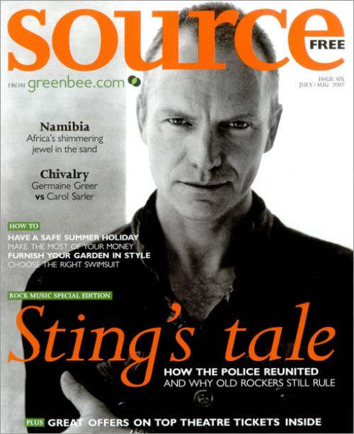 Sting Source magazine UK STIMASO440332
