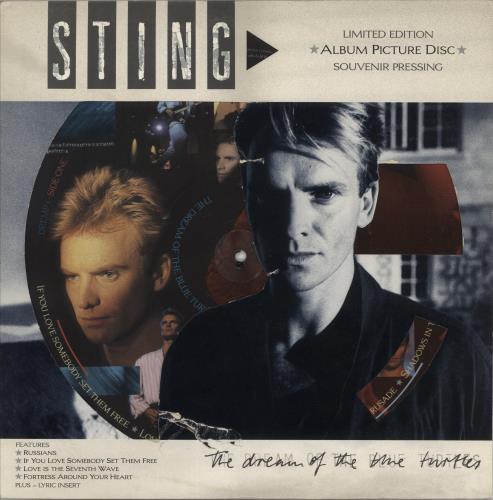 Sting The Dream Of The Blue Turtles picture disc LP (vinyl picture disc album) UK STIPDTH152028