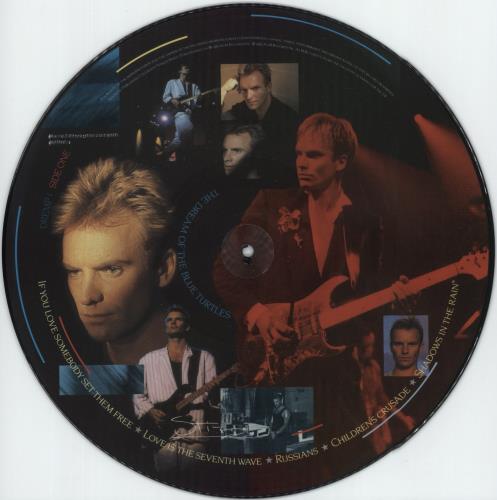 Sting The Dream Of The Blue Turtles picture disc LP (vinyl picture disc album) UK STIPDTH152028