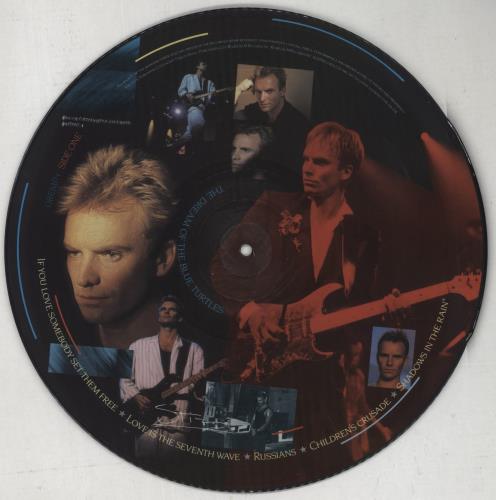 Sting The Dream Of The Blue Turtles picture disc LP (vinyl picture disc album) UK STIPDTH16666