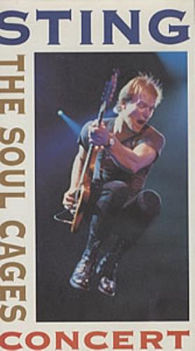 Sting The Soul Cages Concert video (VHS or PAL or NTSC) UK STIVITH168288