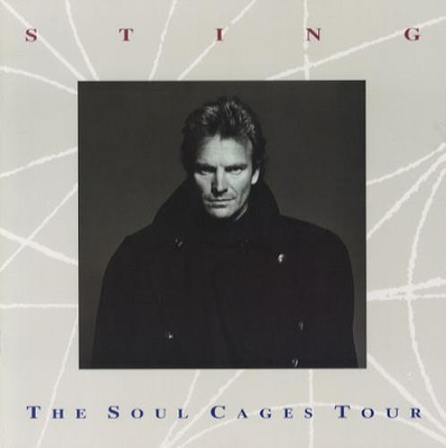 Sting The Soul Cages Tour tour programme Japanese STITRTH151362