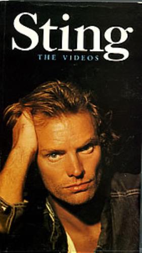 Sting The Videos video (VHS or PAL or NTSC) UK STIVITH155217