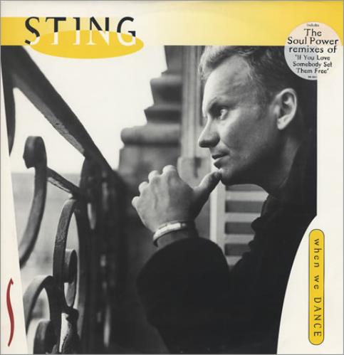 Sting When We Dance 12" vinyl single (12 inch record / Maxi-single) UK STI12WH41372
