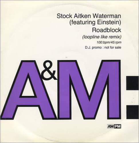 Stock Aitken Waterman Roadblock 12" vinyl single (12 inch record / Maxi-single) UK SAW12RO130913
