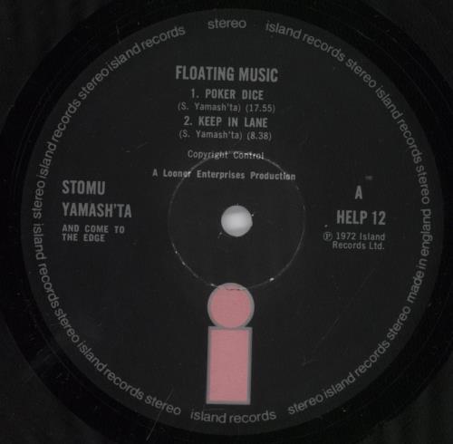 Stomu Yamashta Floating Music vinyl LP album (LP record) UK YSHLPFL891677