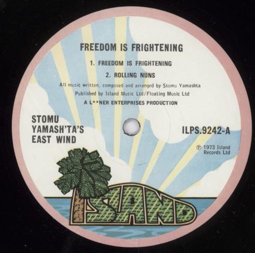 Stomu Yamashta Freedom Is Frightening vinyl LP album (LP record) UK YSHLPFR271783