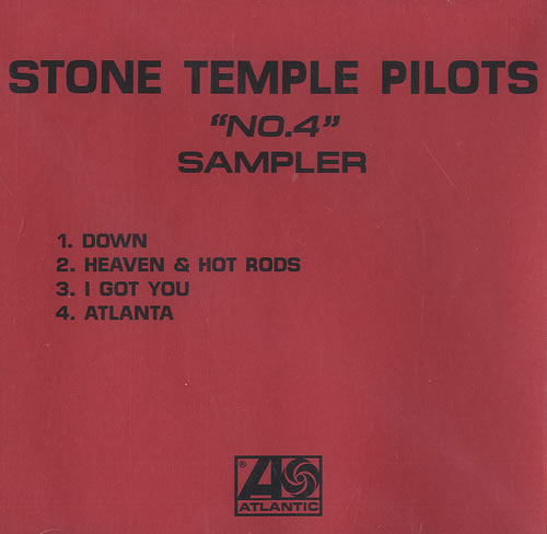 Stone Temple Pilots No.4 Sampler CD-R acetate US PTSCRNO494061