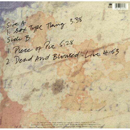 Stone Temple Pilots Sex Type Thing 12" vinyl picture disc (12 inch picture record) UK PTS2PSE29651