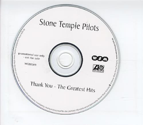 Stone Temple Pilots Thank You - The Greatest Hits CD-R acetate Australian PTSCRTH310489