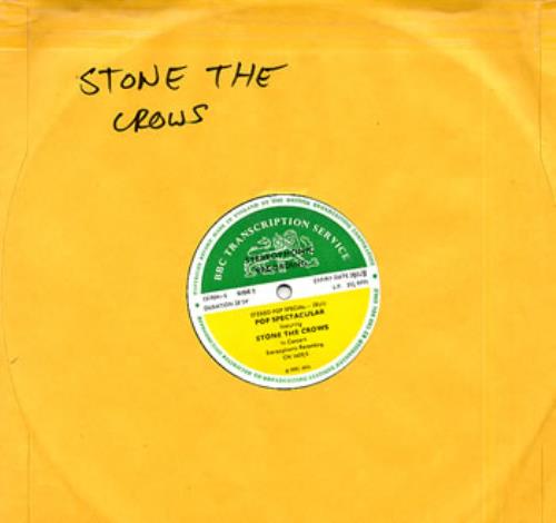 Stone The Crows In Concert - Pop Spectacular vinyl LP album (LP record) UK SNELPIN229987