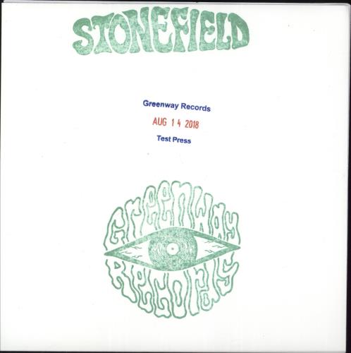 Stonefield Through the Storm - Hand-poured Vinyl - Test Pressing 7" vinyl single (7 inch record / 45) US -T107TH883546