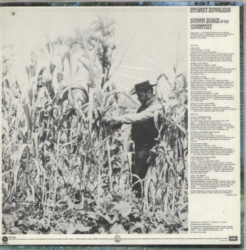 Stoney Edwards Down Home In The Country vinyl LP album (LP record) US ZT7LPDO721282