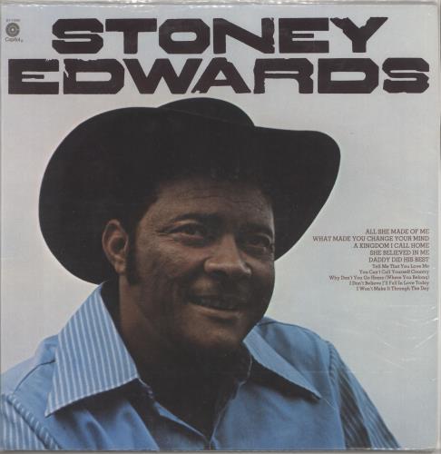 Stoney Edwards Stoney Edwards vinyl LP album (LP record) US ZT7LPST721283